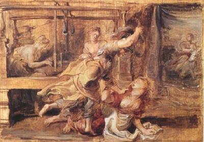 Peter Paul Rubens Arachne Punished by Minerva (mk27) Sweden oil painting art